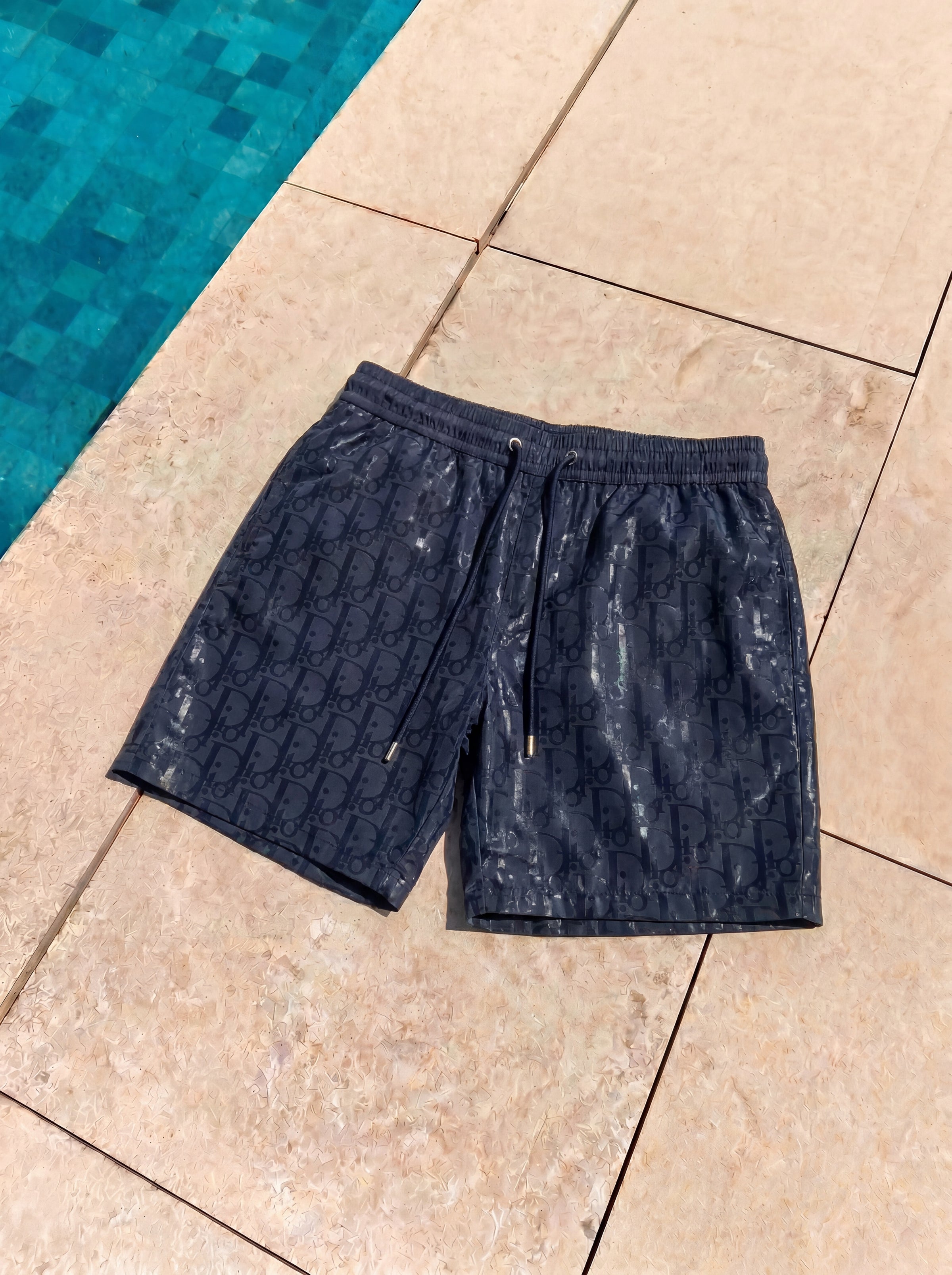 Short avec Motif "D" - Réactif